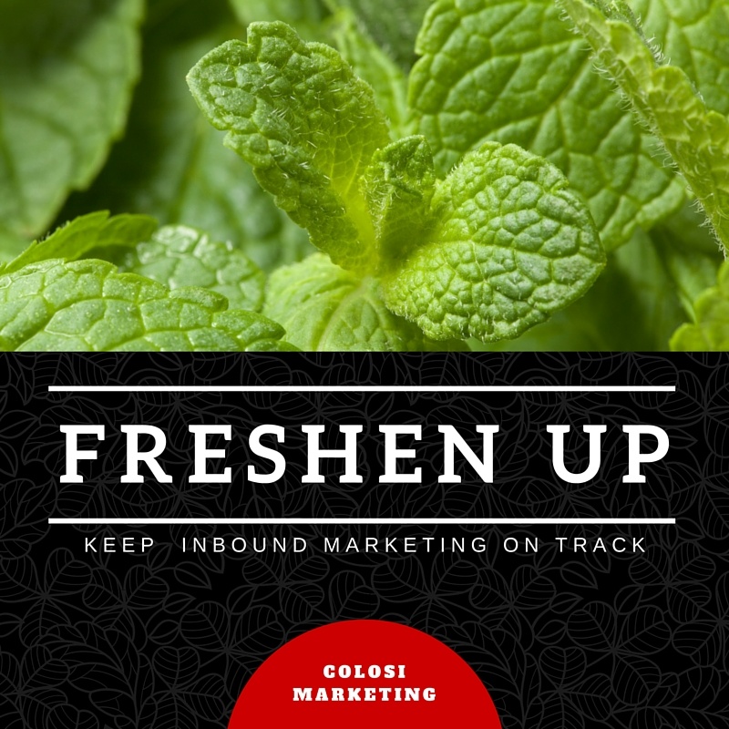 freshen up inbound marketing program